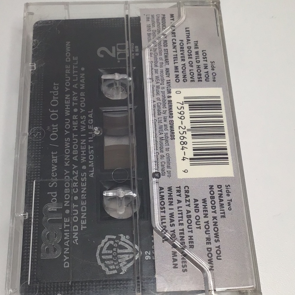 🦄 Rod Stewart Cassette 4pc. - Picture 12 of 12